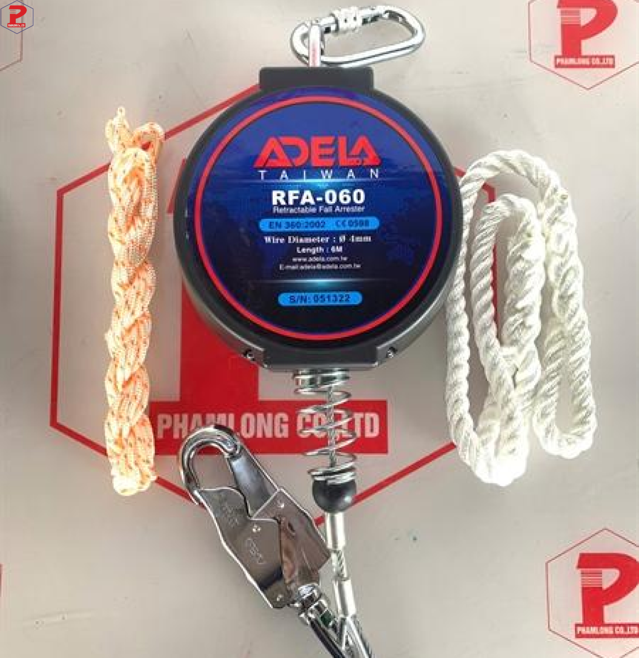 ADELA - HỘP CHỐNG RƠI 6M, 4MM DÂY THÉP FRA-060 TAIWAN