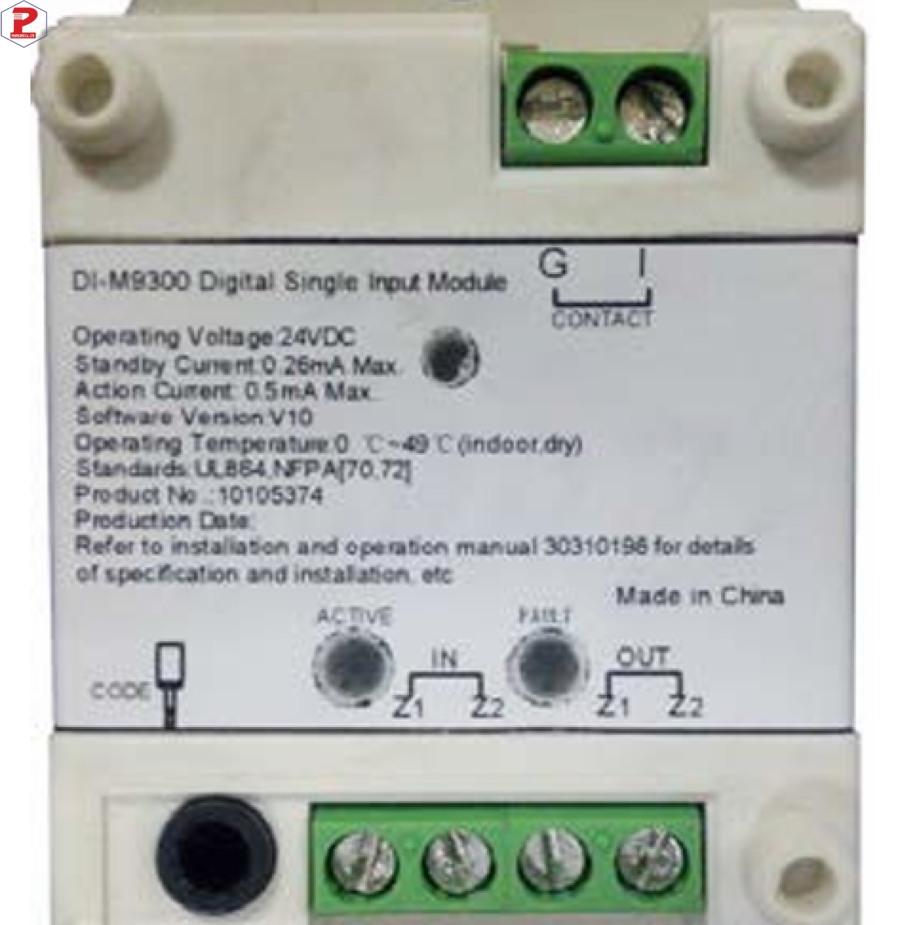 Module Giám Sát Ngõ Vào Không Điện Áp GST DI-M9300( Chuẩn UL)
