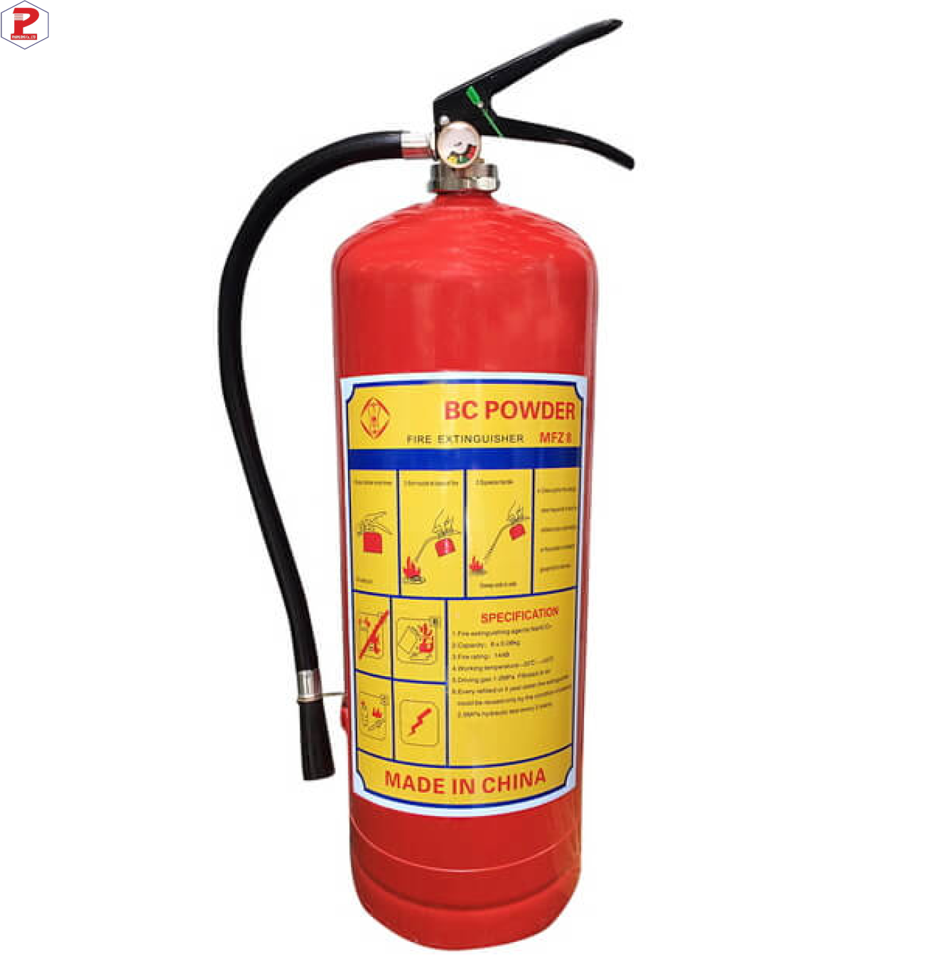 Bình chữa cháy bột BC 8kg MFZ8