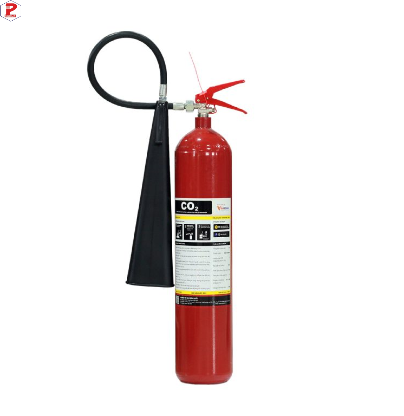Bình chữa cháy khí CO2 VINAFOAM 3kg