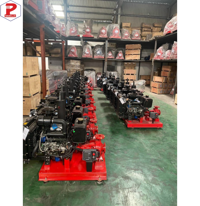 MÁY BƠM CHỮA CHÁY DIESEL WINDY 20HP - 15KW