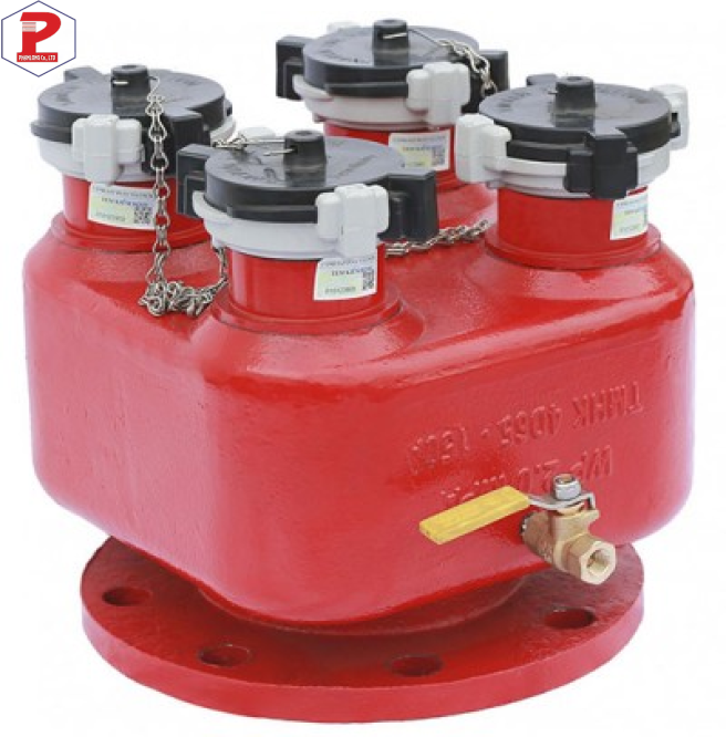 Đầu Trụ Tiếp Nước 4 Ngã