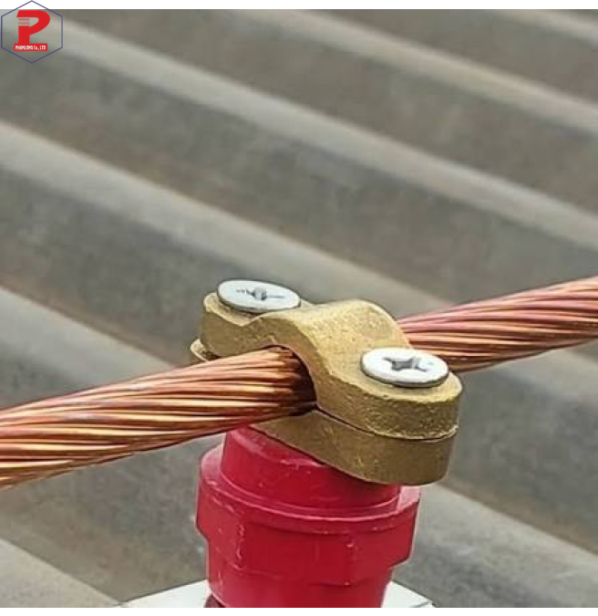 Kẹp và phụ kiện cố định dây thoát sét