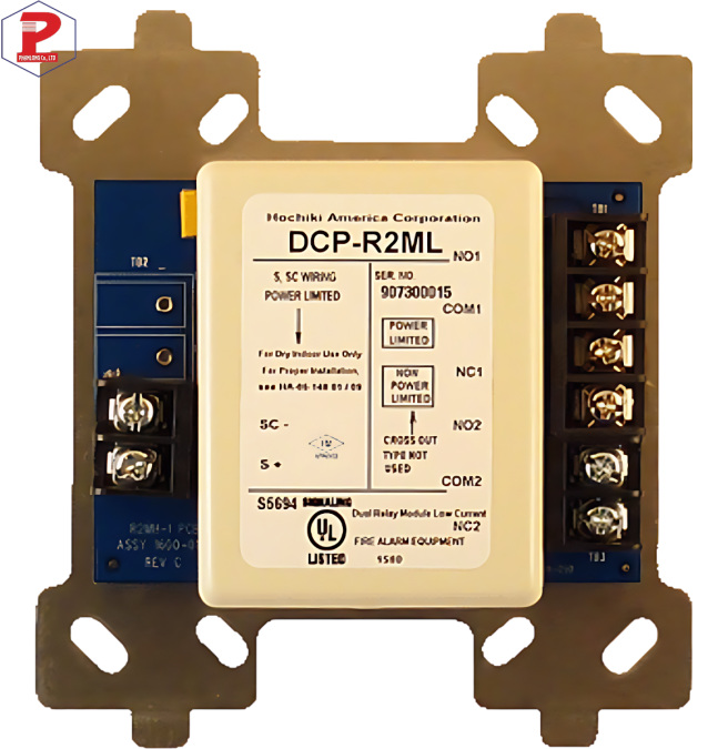 Module Điều Khiển 2 Ngõ Ra Rơ-le Hochiki DCP-R2ML