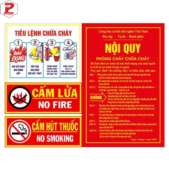Nội quy và tiêu lệnh pccc