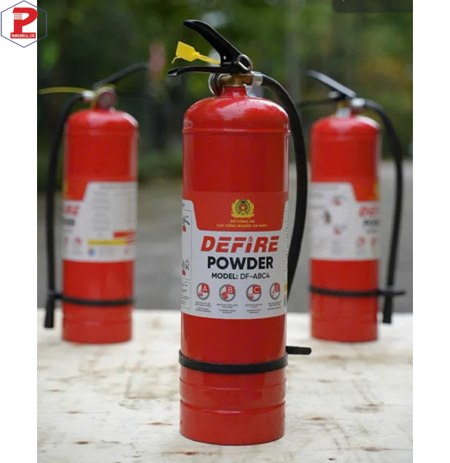 Bình chữa cháy bột ABC 4kg DeFire DF-ABC4 (Thanh Bình-BCA)